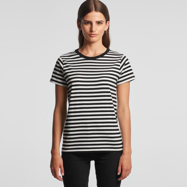 AS Colour Womens Maple Stripe Tee Thumbnail